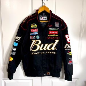 Dale Earnhardt Jr. #8 Genuine Chase Authentic Black Size Large Racing Jacket